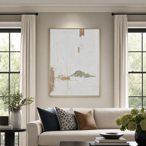 Wabi-Sabi-Kunst | Großformatige abstrakte Wandkunst | Schwarz-Weiß-Leinwandkunst | Abstrakte minimalistische Wandkunst #AH147