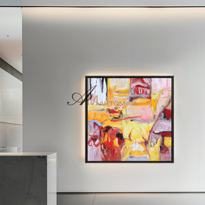 Colorful Abstract Art | Contemporary Wall Decor | Abstract Art Paintings | Original Oil Paintings #DF004