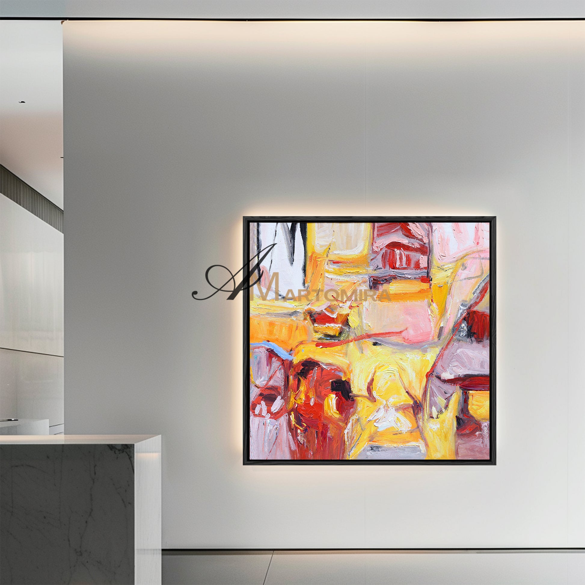 Colorful Abstract Art | Contemporary Wall Decor | Abstract Art Paintings | Original Oil Paintings #DF004