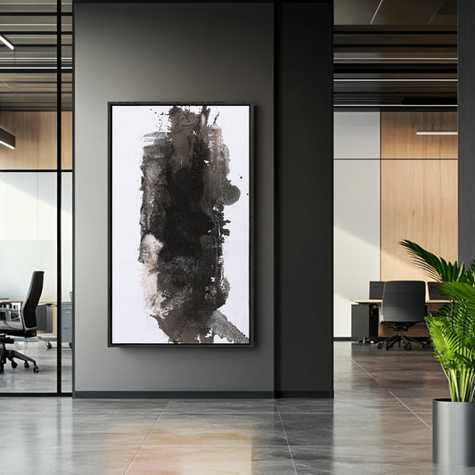 Black And White Abstract Art | Abstract Wall Art | Minimalist Abstract Art #DF020
