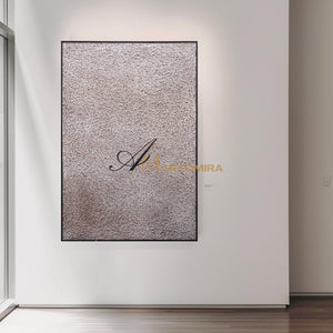 Textured Wall Art | Brown And Grey Wall Art | Modern Abstract Art | Wabi Sabi Art #DF042