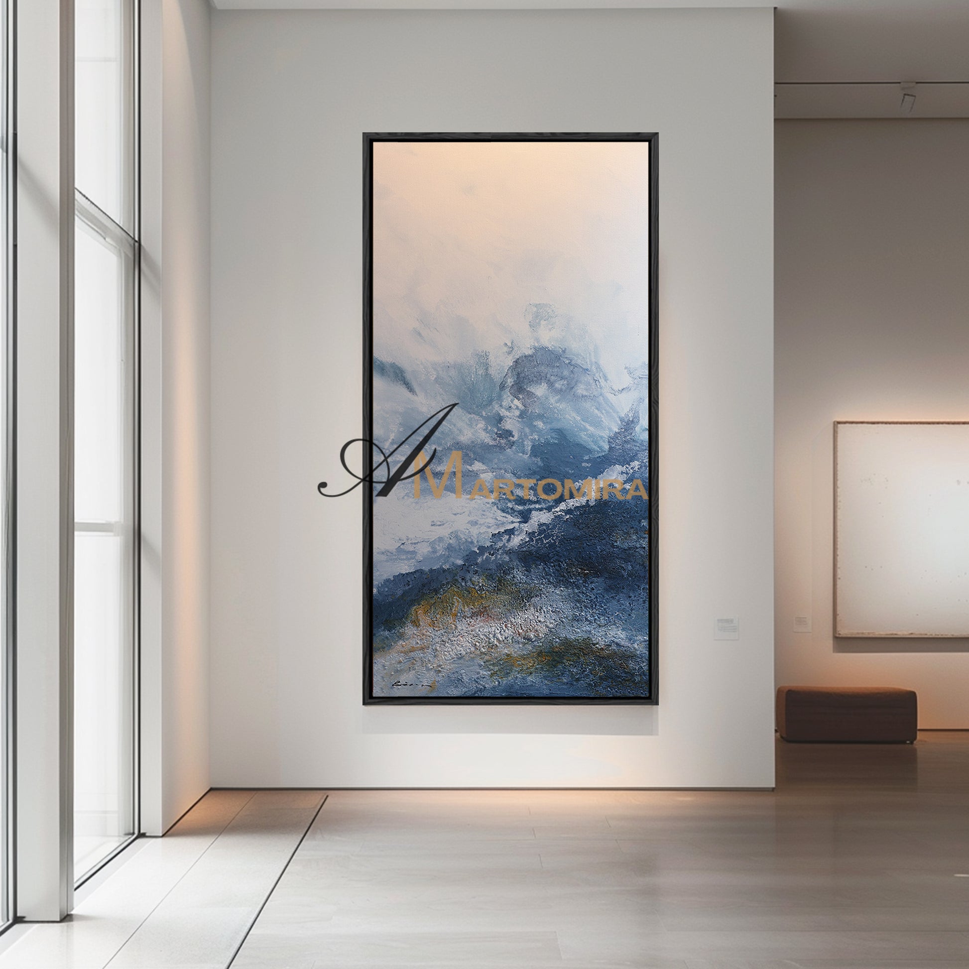 Landscape Wall Art | Mountain Wall Art | Landscape Art Oil Painting | Modern Abstract Wall Art #DF057