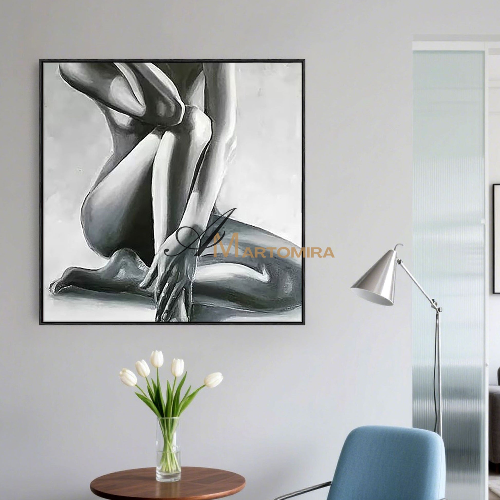 Women Body Painting | Naked Female Art | Woman Art Black And White | Modern Art #MF038
