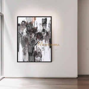 Black And White Canvas Art | Modern Abstract Art | Large Art Canvas #DF029