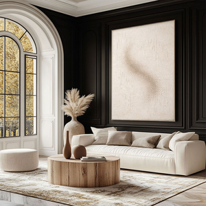 Minimalist Beige Brown Abstract Wabi Sabi Textured Geometry and Lines Wall Art for Modern Home Decor Living Room Bedroom Office Neutral Tone Artwork