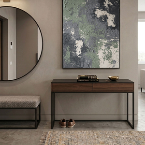 Abstract Textured Dark Green, Medium Grey, White & Beige Thick Impasto Wall Art Modern Muted Non-Representational Decor for Contemporary Home Office Hallway Dining Bedroom Living Room Spaces