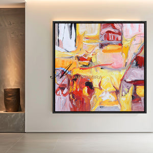 Colorful Abstract Art | Contemporary Wall Decor | Abstract Art Paintings | Original Oil Paintings #DF004