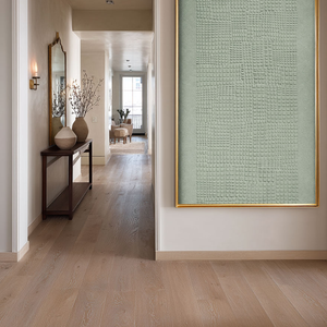 Minimalist Abstract Textured Plaster Wall Art Soft Muted Sage Green Geometric Grid Pattern Framed Modern Neutral Home Decor for Living Room Bedroom Office Dining Room Hallway