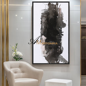 Black And White Abstract Art | Abstract Wall Art | Minimalist Abstract Art #DF020