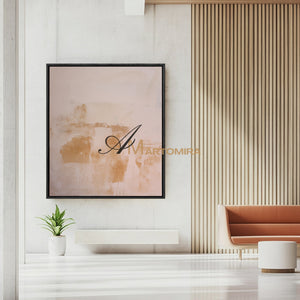 Wabi Sabi Art | Brown Abstract Art | Abstract Minimalist Art | Abstract Wall Art For Living Room #DF054