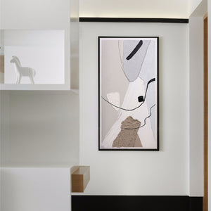 Abstract Minimalist Wall Art | Acrylic Wall Art | Neutral Wall Art | Minimalist Wall Art For Living Room #DF041