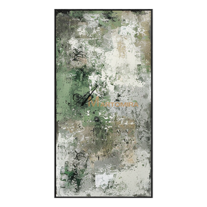 Oil Painting | Contemporary Wall Decor | Green Abstract Paintings | Modern Abstract Wall Art #AH146