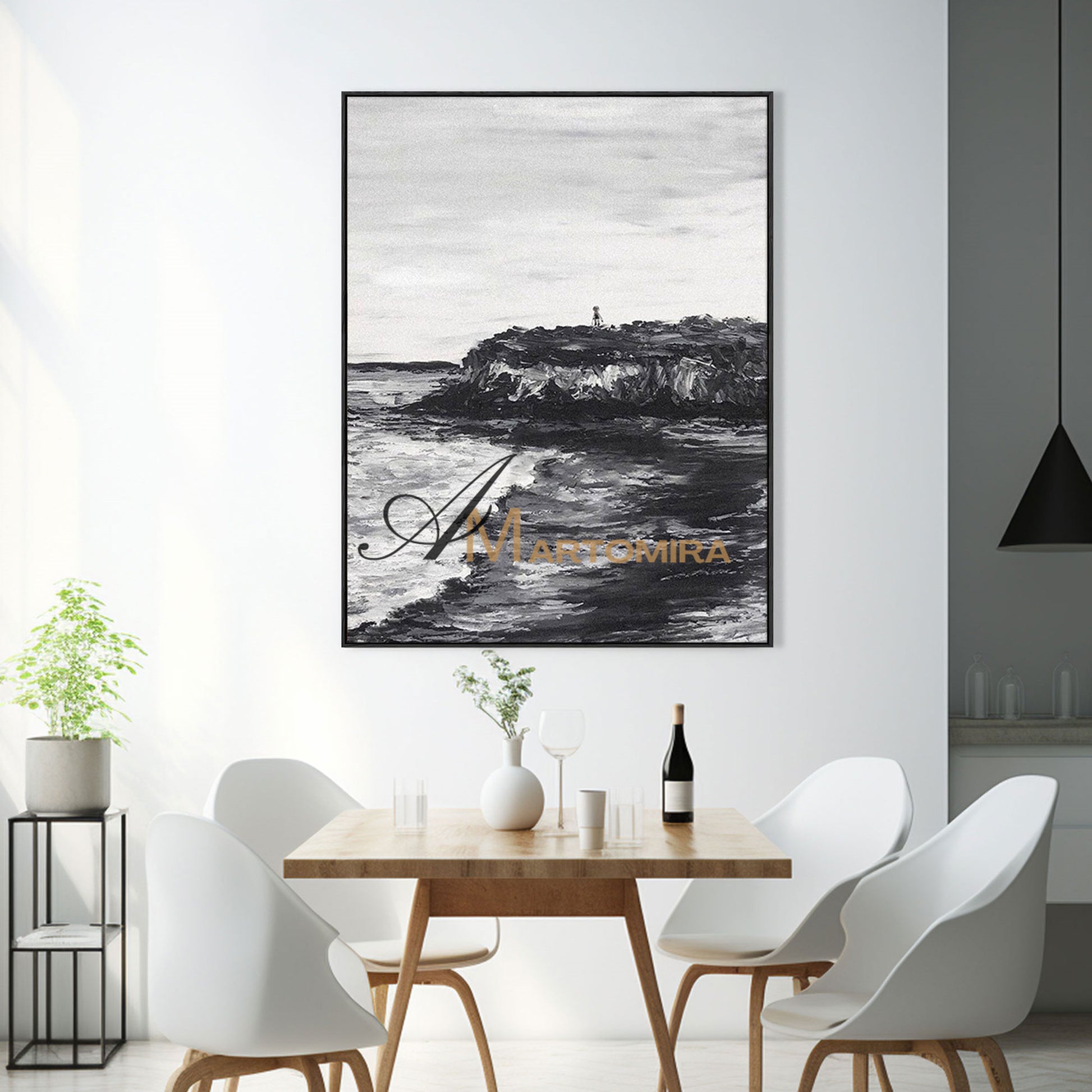 Coastal Wall Art | Beach Landscape Art | Ocean Wall Art | Landscape Wall Art For Living Room #MF045