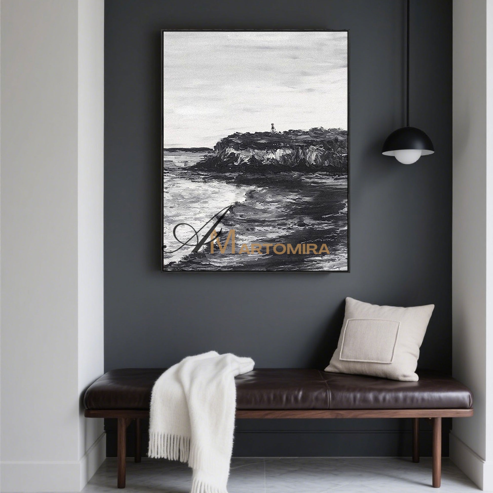 Coastal Wall Art | Beach Landscape Art | Ocean Wall Art | Landscape Wall Art For Living Room #MF045