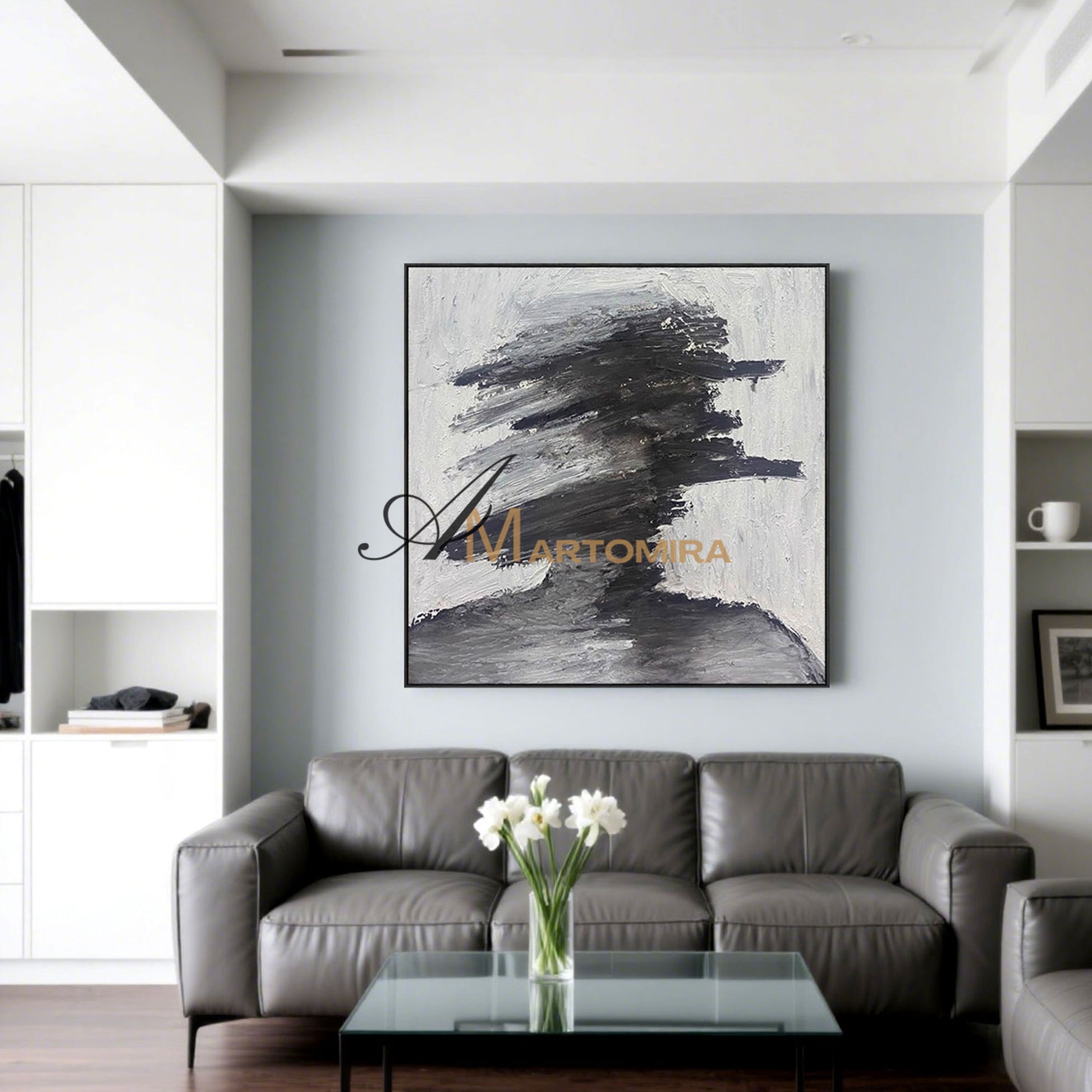 Abstract Art Paintings | Abstract People Painting | Large Contemporary Wall Art |Oil Painting #MF046