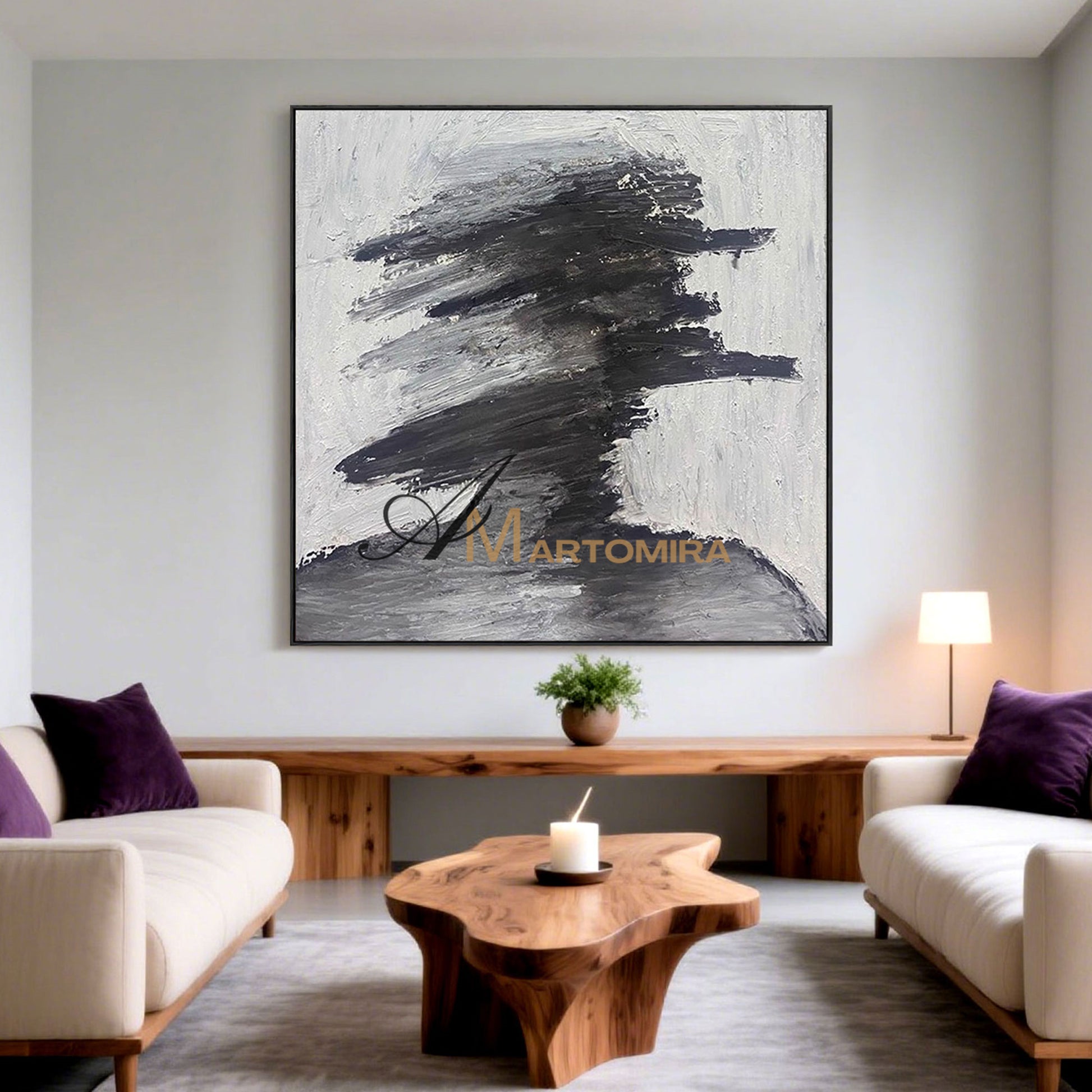 Abstract Art Paintings | Abstract People Painting | Large Contemporary Wall Art |Oil Painting #MF046