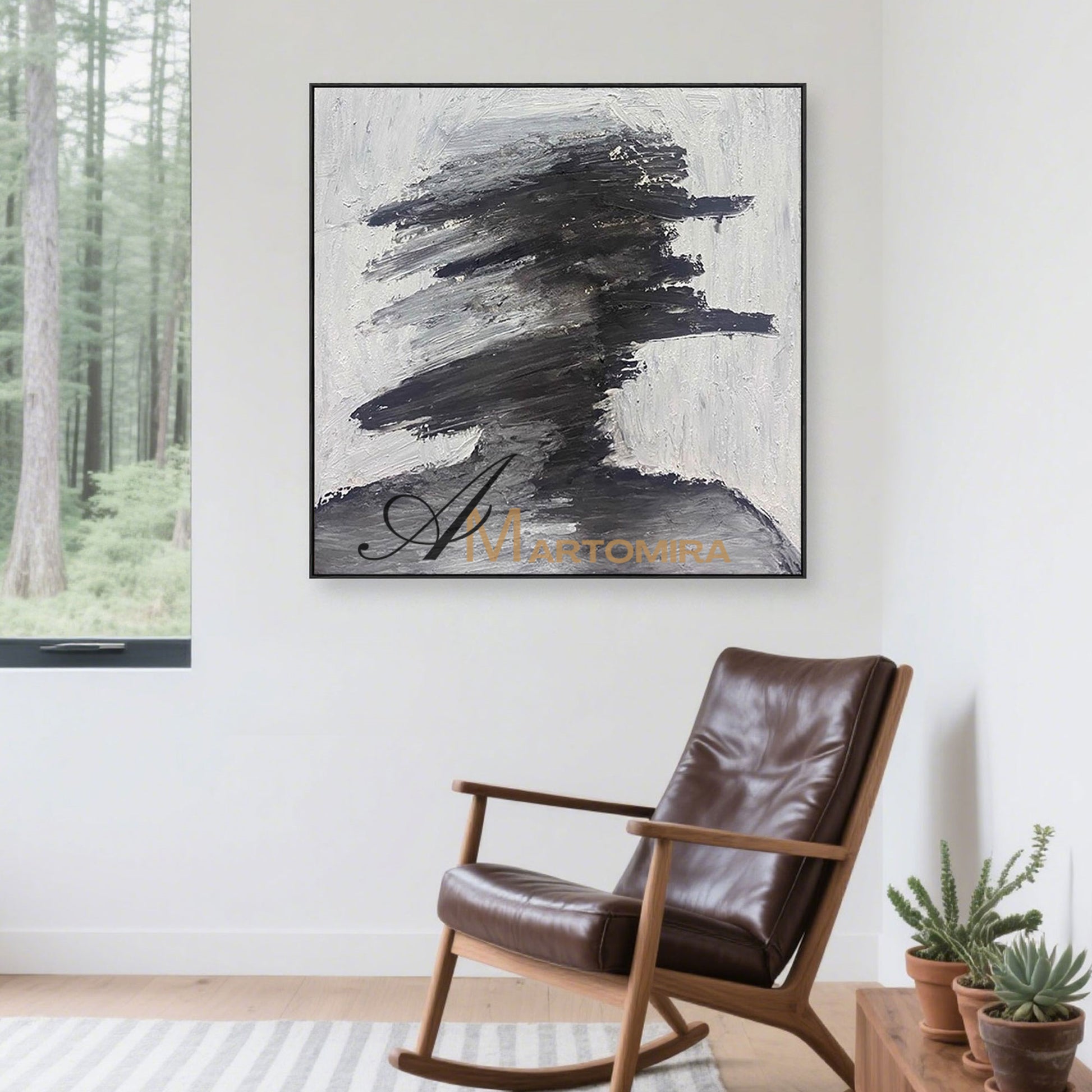 Abstract Art Paintings | Abstract People Painting | Large Contemporary Wall Art |Oil Painting #MF046