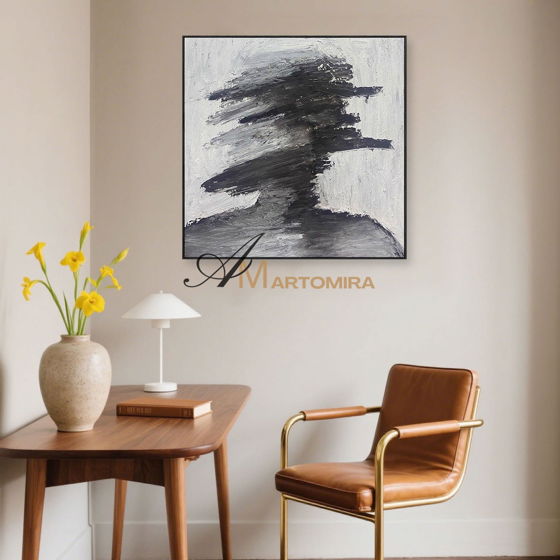 Abstract Art Paintings | Abstract People Painting | Large Contemporary Wall Art |Oil Painting #MF046