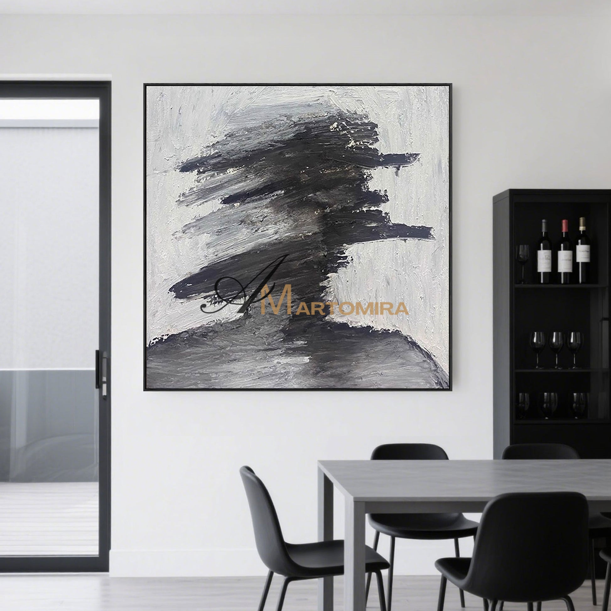 Abstract Art Paintings | Abstract People Painting | Large Contemporary Wall Art |Oil Painting #MF046