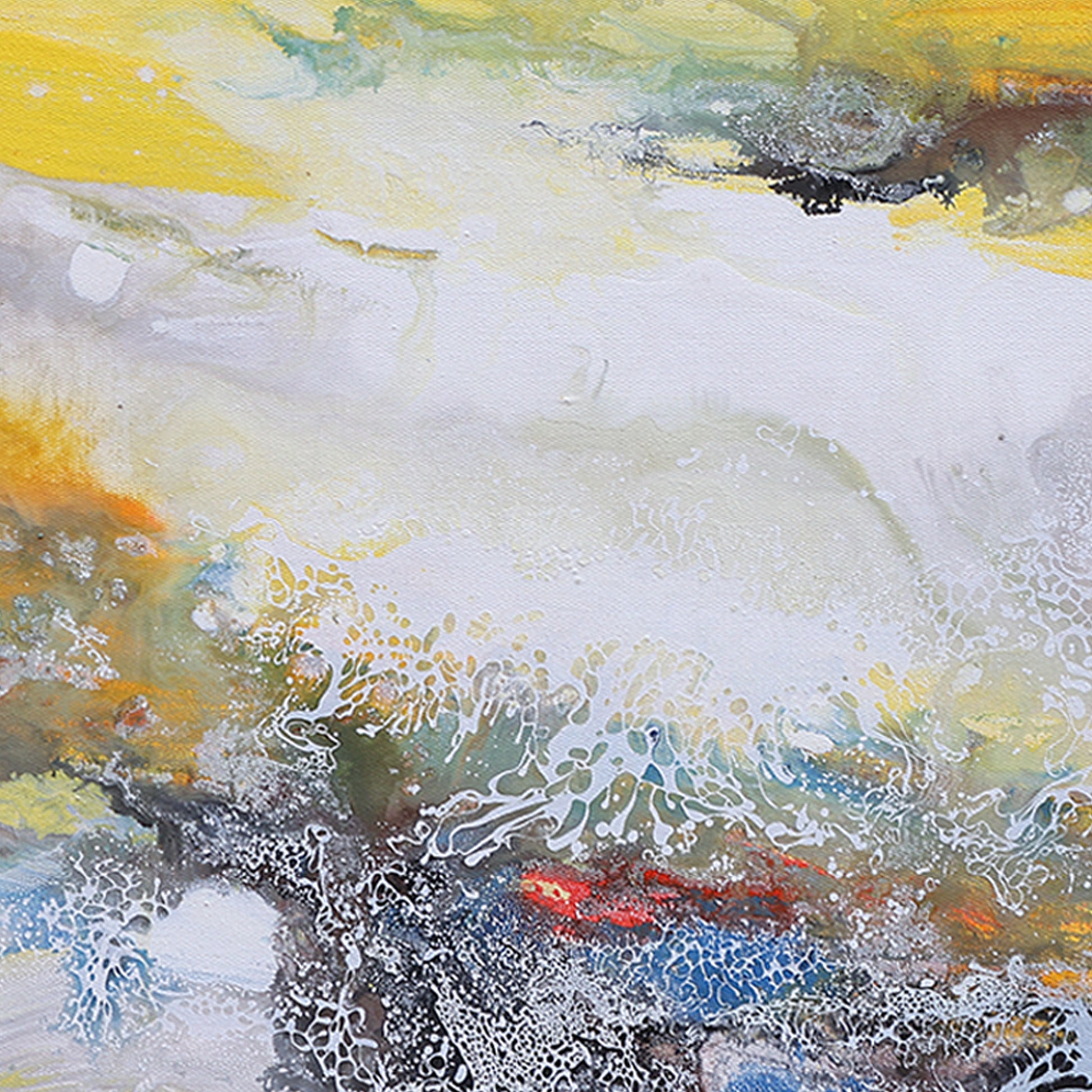 Modern Abstract Art | Abstract Landscape Painting | Wall Art For Living Room #DF028