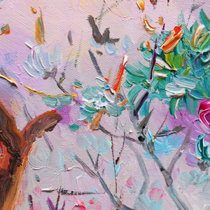 Colorful Wall Art | Modern Abstract Art | Large Canvas wall Art | Painting The Tree #DF006