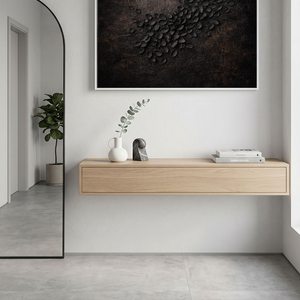 Dark Aesthetic 3D Textured Floral Relief Wall Art with Black Overlapping Petal Sculptures and Aged Worn Brown Earthy Base, Moody Monochrome Botanical Decor for Minimalist Modern Industrial Living Space