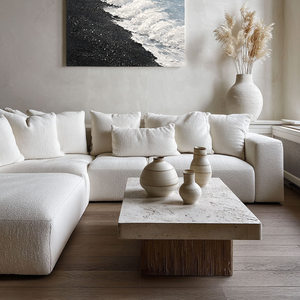 Black Sand Beach Ocean Wave Textured Coastal Landscape Wall Art Abstract Thick Paint Impasto Framed Artwork for Living Room Bedroom