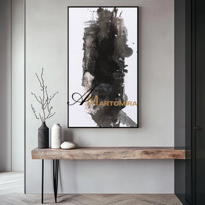 Black And White Abstract Art | Abstract Wall Art | Minimalist Abstract Art #DF020