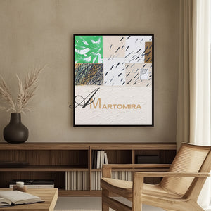 Large Textured Wall Art | Minimalist Paint | Minimalist Abstract Art | Abstract Geometric Wall Art #DF037