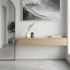Black and White Textured Abstract Ocean Wave Impasto Wall Art Minimalist Modern Coastal Decor Frameless Option for Living Room Bedroom Office Hallway Dining Room