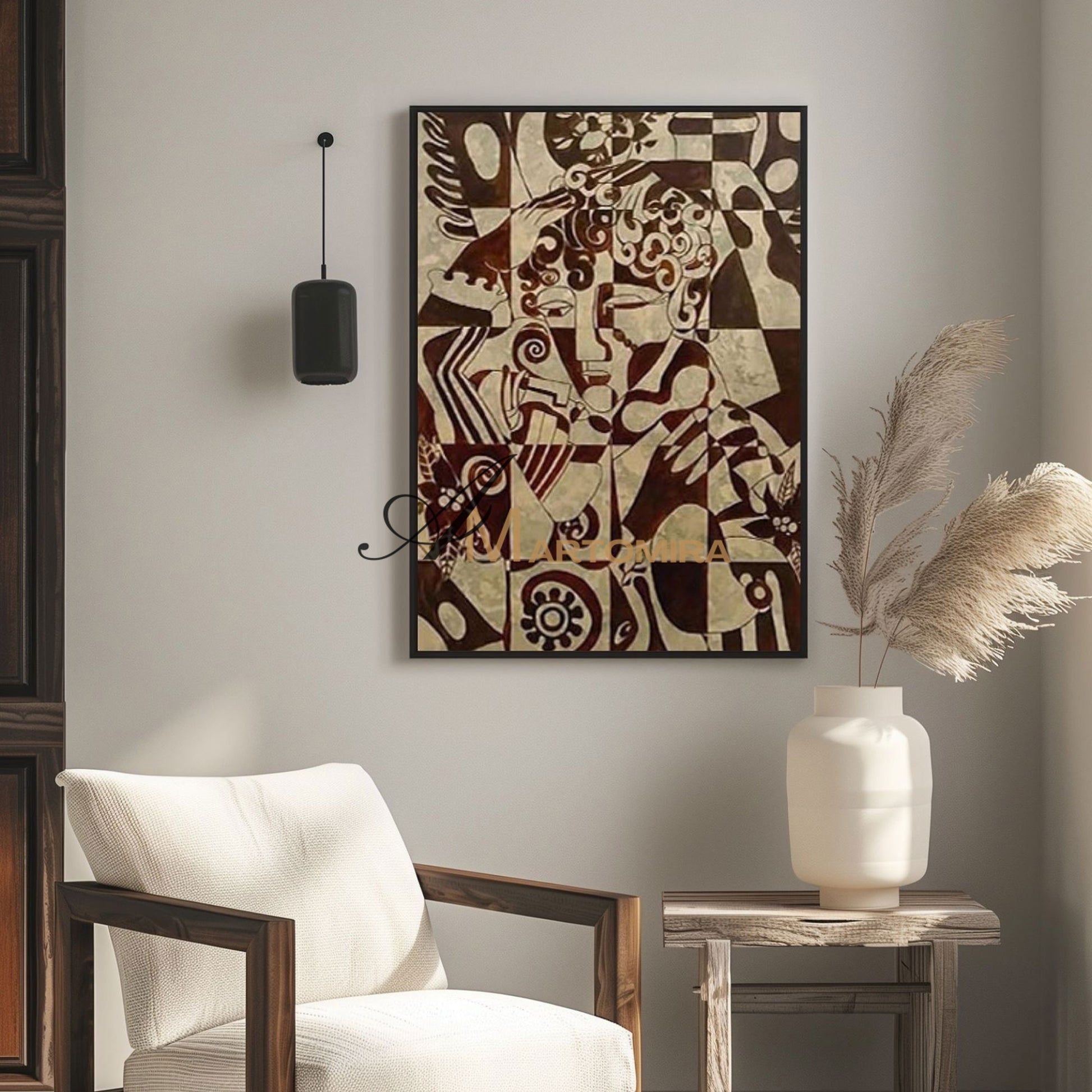 Abstract Wall Art | Geometric Wall Art | Abstract Geometric Art | Abstract On Canvas Paintings #MF005