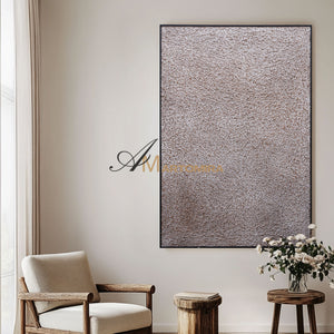 Textured Wall Art | Brown And Grey Wall Art | Modern Abstract Art | Wabi Sabi Art #DF042