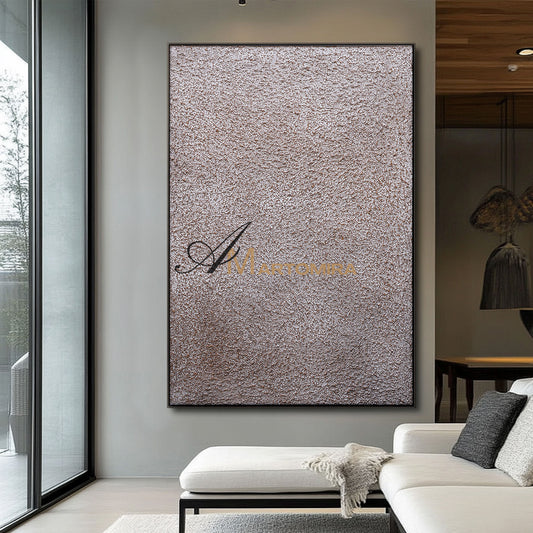 Textured Wall Art | Brown And Grey Wall Art | Modern Abstract Art | Wabi Sabi Art #DF042
