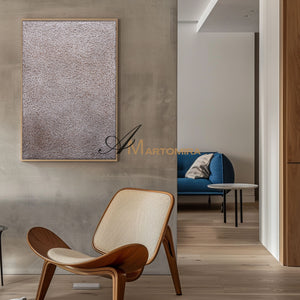 Textured Wall Art | Brown And Grey Wall Art | Modern Abstract Art | Wabi Sabi Art #DF042