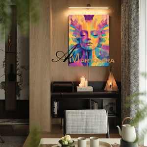 Abstract Woman Painting | Colorful Wall Art | Abstract Wall Art | Living Room Painting #AP031