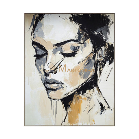 Oil Painting | Abstract Painting Woman | Portraits Painting | Wall Art Decor  #AP001