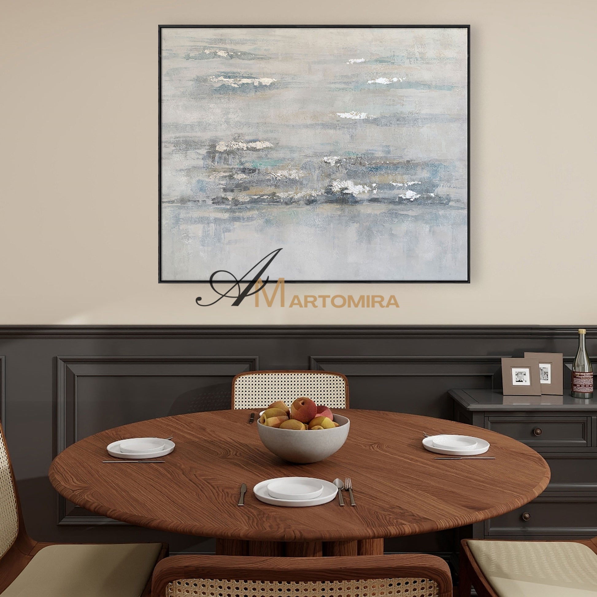 Acrylic Paint | Abstract Canvas Wall Art |Modern Abstract Wall Art | Landscape Wall Art For Living Room #NY004
