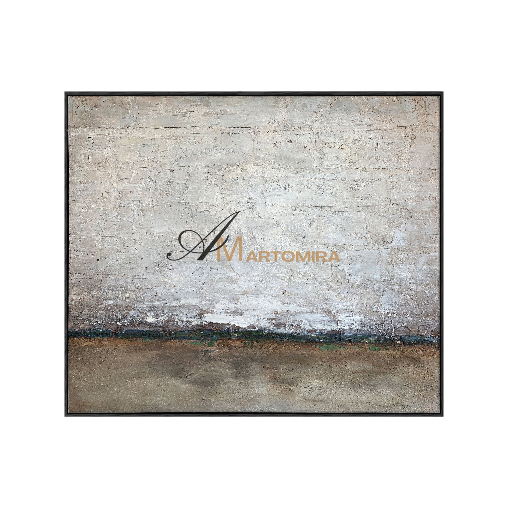 Modern Abstract Paintings | Abstract Landscape Art | Contemporary Modern Wall Decor | Earth Tone Wall Art #NY005