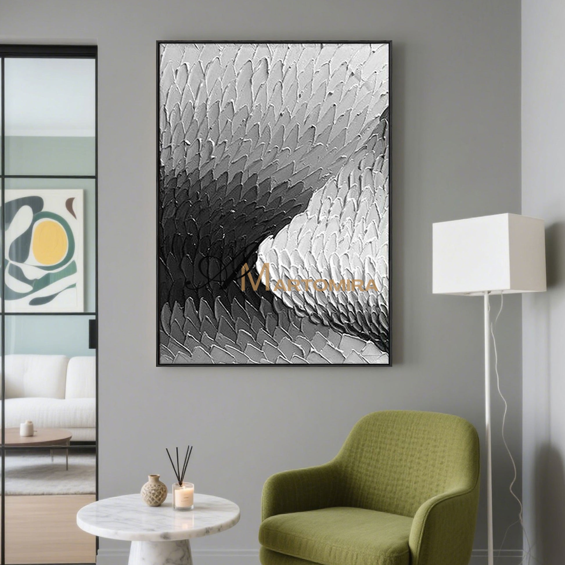 Textured Wall Art | Oil Painting Abstract Art | Textured Wall Art For Living Room | Abstract Painting #MF055