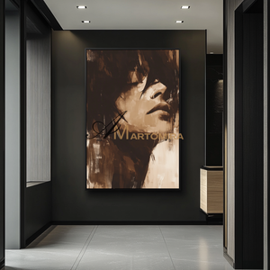 Art Portraits | Beautiful Woman Painting | Acrylic Wall Art | Large Wall Art #AP034