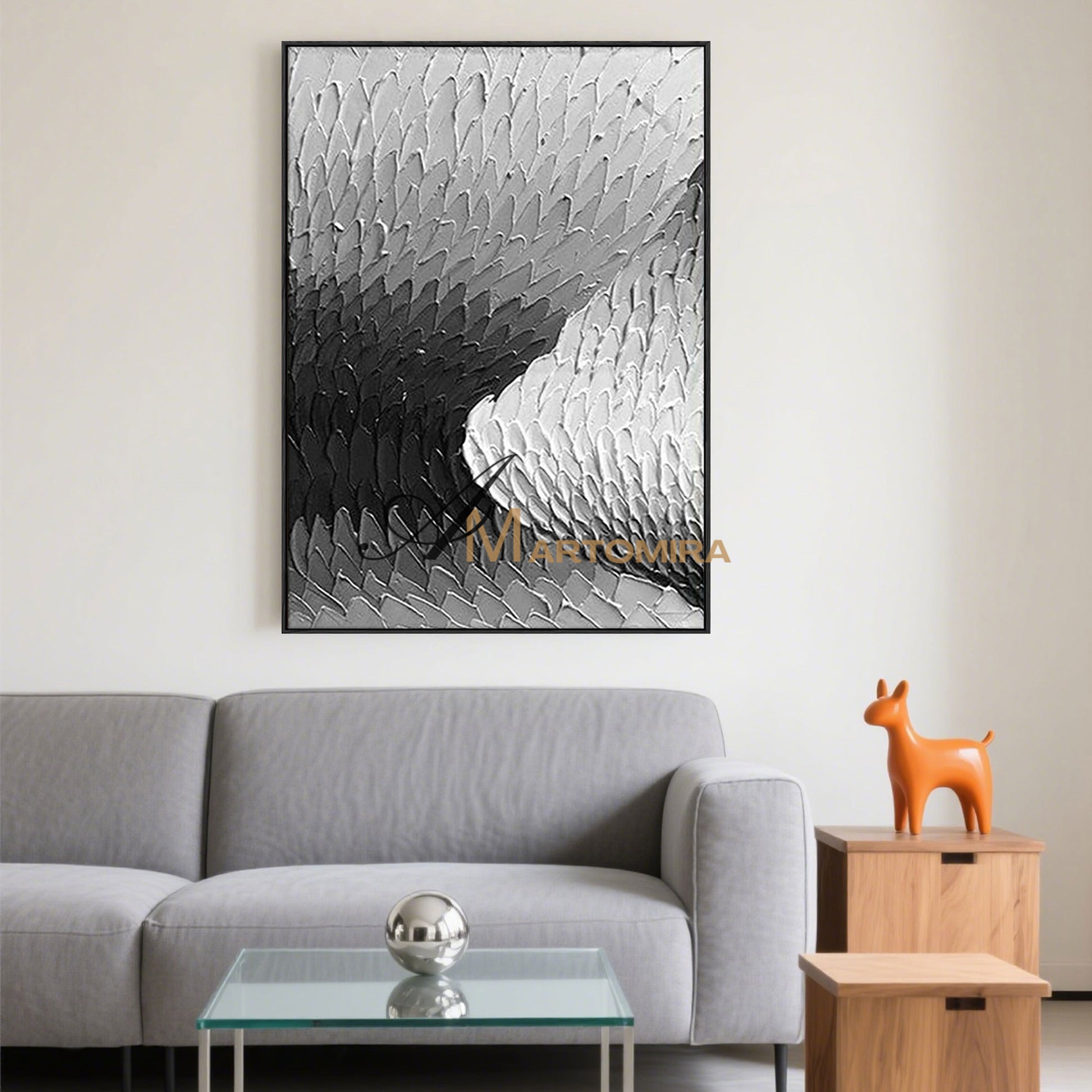 Textured Wall Art | Oil Painting Abstract Art | Textured Wall Art For Living Room | Abstract Painting #MF055