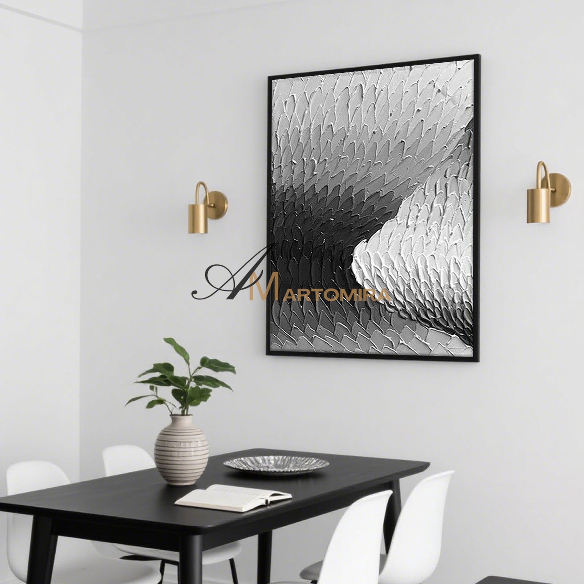 Textured Wall Art | Oil Painting Abstract Art | Textured Wall Art For Living Room | Abstract Painting #MF055