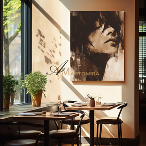 Art Portraits | Beautiful Woman Painting | Acrylic Wall Art | Large Wall Art #AP034