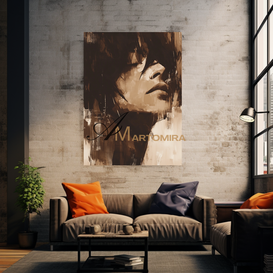 Art Portraits | Beautiful Woman Painting | Acrylic Wall Art | Large Wall Art #AP034