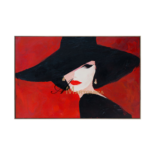 Acrylic Paint | Painting Art Woman | Beautiful Woman Painting | Wall Art For Bedroom #AP051