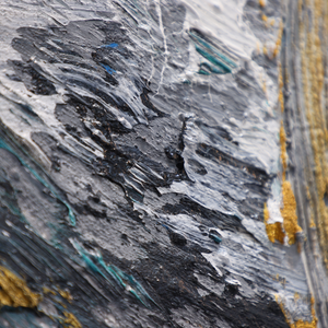 square wall art | black and gold wall art | modern abstract wall art | large canvas art #DF061