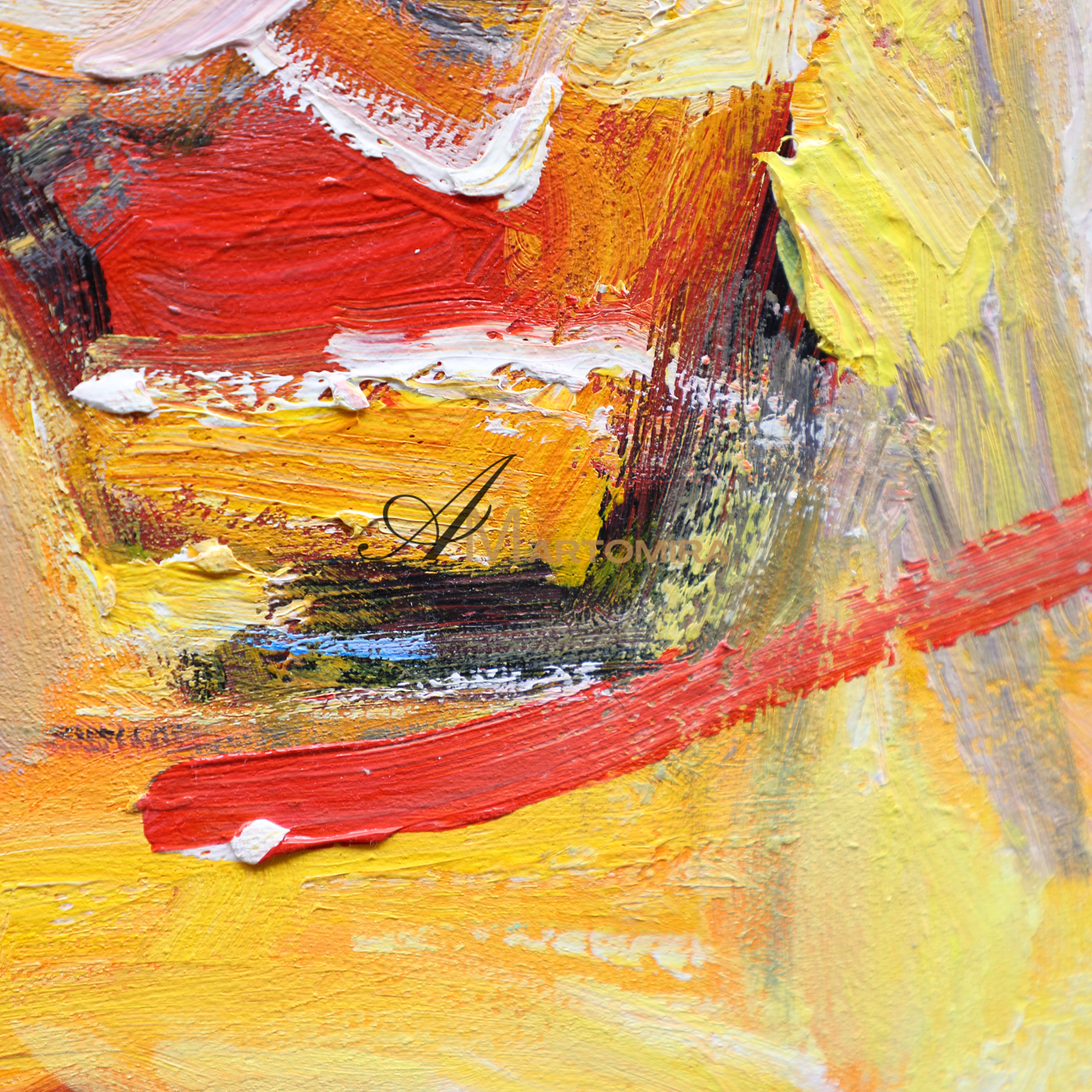 Colorful Abstract Art | Contemporary Wall Decor | Abstract Art Paintings | Original Oil Paintings #DF004