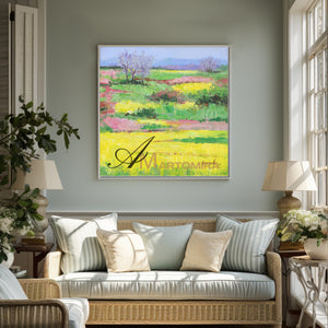 Landscape Wall Art | Acrylic Landscape Painting | Landscape Wall Art For Living Room #DF021