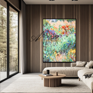 Grass Painting | Painting Grass Green | Colorful Wall Art | Modern Wall Decor Art #DF044
