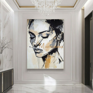 Oil Painting | Abstract Painting Woman | Portraits Painting | Wall Art Decor  #AP001